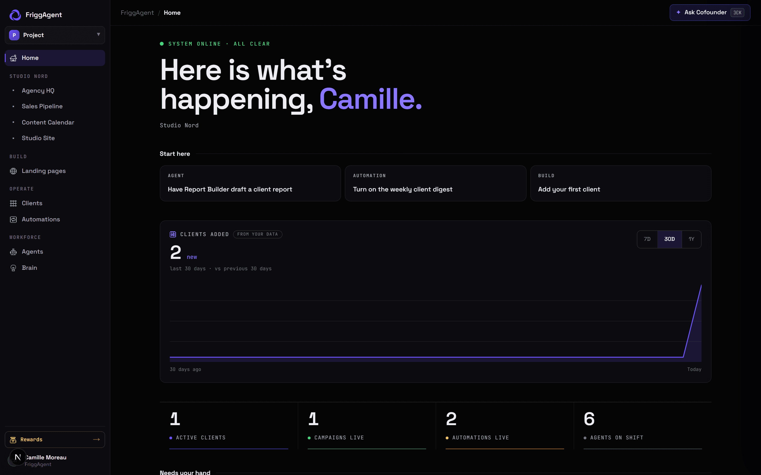 Your command center