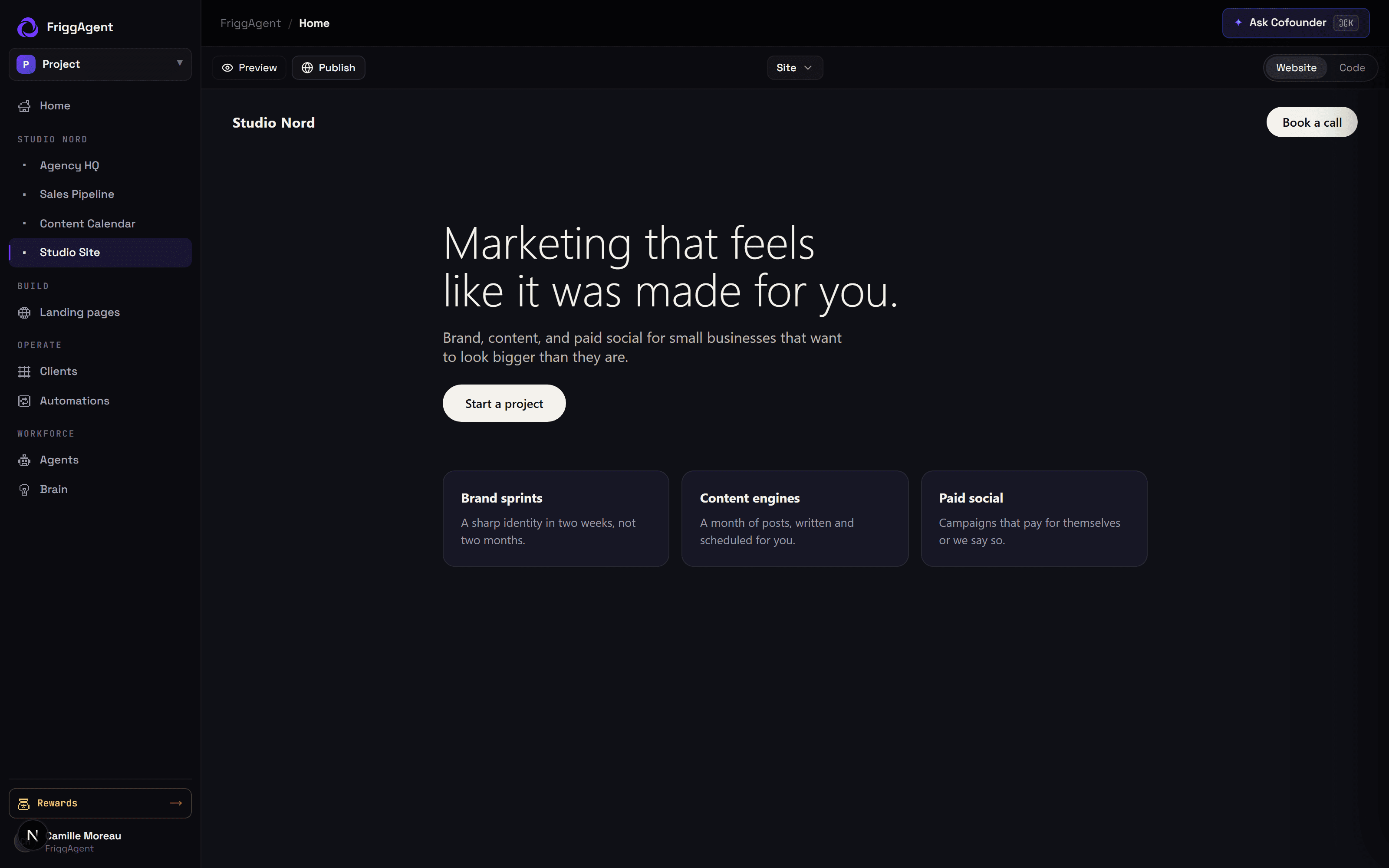 Published site